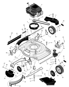 Part Location Diagram of F-030423L Murray Book, Instruction